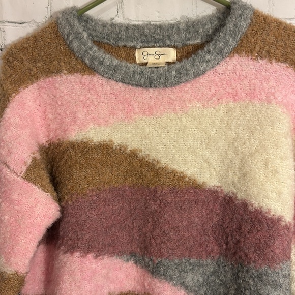 Jessica Simpson fuzzy crew neck sweater nwt - Picture 2 of 8
